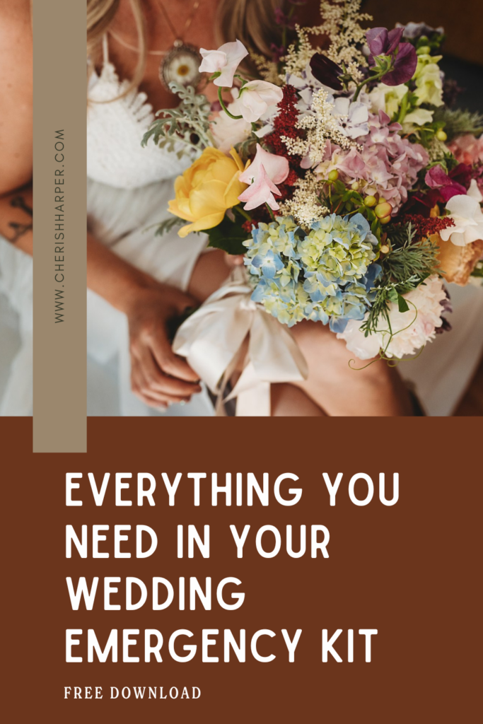 Everything You Need in your Wedding Emergency Kit 